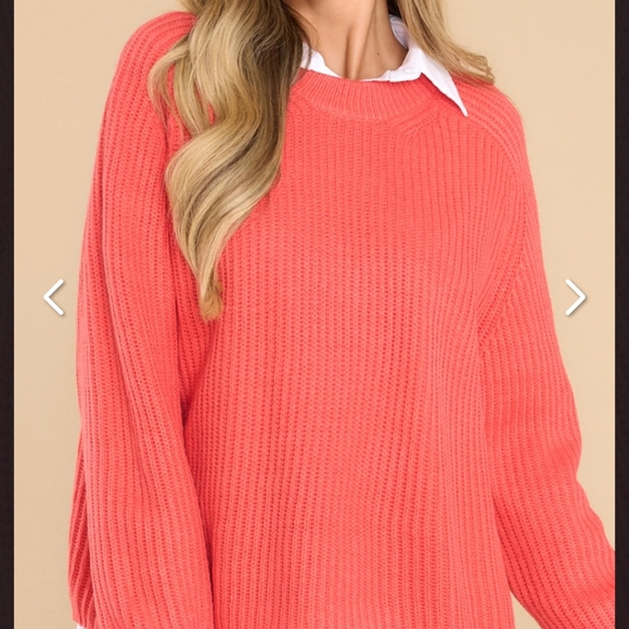 Red dress sweater - Picture 3 of 3